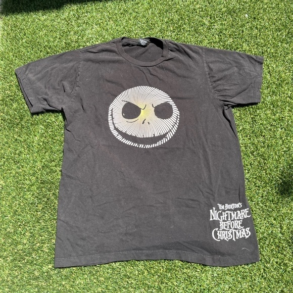 American Vintage Other - VTG 00’s Nightmare Before Christmas Faded Black Tee